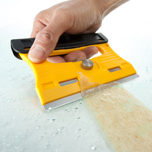 Grattoir pour larges surfaces lisses GSR-1/3B | Lame flexible | Grand ...